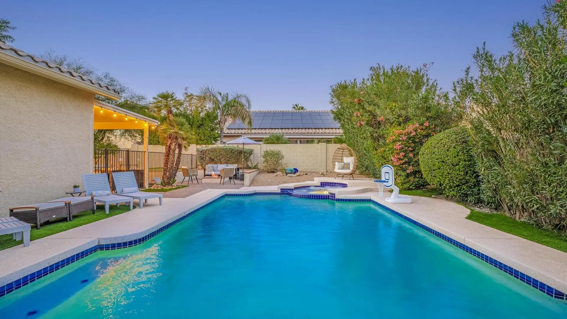 Basketball Game, Heated Pool, Game Room, More